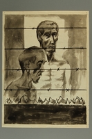 2015.609.8 front
Painting of two concentration camp inmates standing behind a barbed wire fence

Click to enlarge