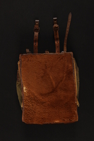 1992.169.26 front
Green canvas knapsack taken from a German soldier by a partisan

Click to enlarge