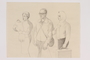 Jacob Barosin drawing of three people walking
