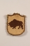5th Kresowa Infantry bison shoulder patch worn by a Jewish soldier, 2nd Polish Corps