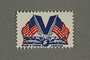 American WWII poster stamp promoting the V for Victory campaign