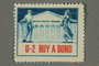 Poster stamp encouraging Americans to buy war bonds