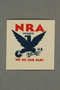 Square NRA (National Recovery Administration) membership stamp