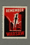 Poster stamp commemorating the Warsaw Uprising
