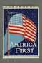 Nationalistic WWII American poster stamp