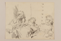 2012.471.113 front
Pencil portrait of three soldiers sleeping on a ship deck by a Jewish veteran, 2nd Polish Corps

Click to enlarge