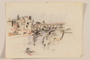 Pastel drawing of the Ponte Vecchio, Florence by a Jewish soldier, 2nd Polish Corps