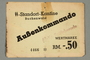 Buchenwald Standort-Kantine concentration camp scrip, .50 Reichsmark