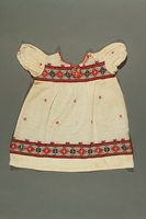 2018.281.1 front
Floral embroidered dress worn by a Jewish baby in Yugoslavia before and during the Holocaust

Click to enlarge