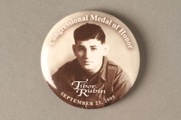 2018.327.2 front
Pin commemorating a Hungarian Jewish Holocaust survivor’s receipt of the Congressional Medal of Honor

Click to enlarge