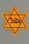 Factory-printed Star of David badge acquired by an Austrian refugee