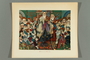 Print of an Arthur Szyk painting depicting the Simchat Torah celebration