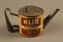 Kettle made from a can of Klim powdered milk and used by an American internee