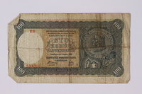 1992.221.20 front
Czechoslovakia, 100 korun note

Click to enlarge
