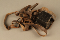 2006.516.5 b side a
Pair of Tefillin and pouch owned by a Romanian Jewish concentration camp survivor

Click to enlarge
