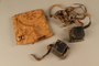 Pair of Tefillin and pouch owned by a Romanian Jewish concentration camp survivor