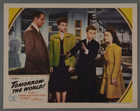 2018.590.122.2 front
Set of six lobby cards for the movie, “Tomorrow- the World!” (1944)

Click to enlarge
