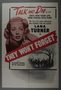 They Won't Forget, U.S. Re-release One Sheet