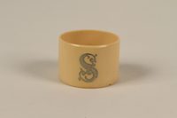 1992.8.4 front
Napkin ring with a silver initial S used for Passover seder by a Jewish refugee

Click to enlarge