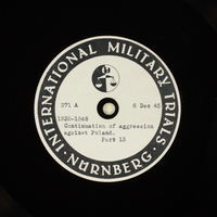 Day 14 International Military Tribunal, Nuremberg (Set A)

Click to enlarge