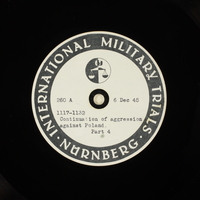 Day 14 International Military Tribunal, Nuremberg (Set A)

Click to enlarge