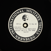 Day 16 International Military Tribunal, Nuremberg (Set A)

Click to enlarge