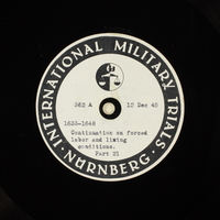 Day 18 International Military Tribunal, Nuremberg (Set A)

Click to enlarge