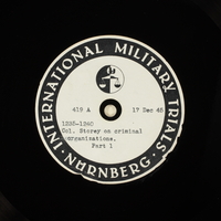 Day 21 International Military Tribunal, Nuremberg (Set A)

Click to enlarge