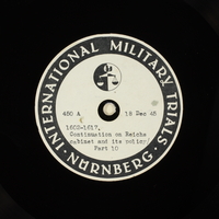 Day 22 International Military Tribunal, Nuremberg (Set A)

Click to enlarge