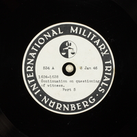 Day 26 International Military Tribunal, Nuremberg (Set A)

Click to enlarge