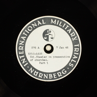 Day 28 International Military Tribunal, Nuremberg (Set A)

Click to enlarge