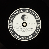 Day 29 International Military Tribunal, Nuremberg (Set A)

Click to enlarge