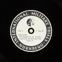 Day 30 International Military Tribunal, Nuremberg (Set A)

Click to enlarge