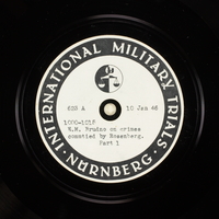 Day 31 International Military Tribunal, Nuremberg (Set A)

Click to enlarge