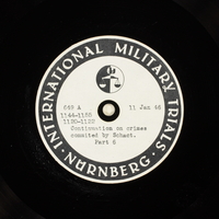 Day 32 International Military Tribunal, Nuremberg (Set A)

Click to enlarge