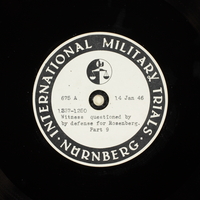 Day 33 International Military Tribunal, Nuremberg (Set A)

Click to enlarge