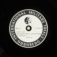 Day 34 International Military Tribunal, Nuremberg (Set A)

Click to enlarge