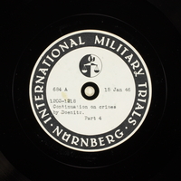 Day 34 International Military Tribunal, Nuremberg (Set A)

Click to enlarge