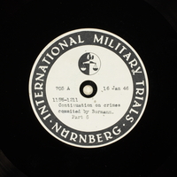 Day 35 International Military Tribunal, Nuremberg (Set A)

Click to enlarge
