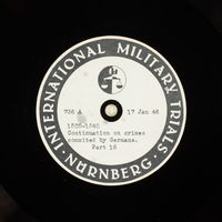 Day 36 International Military Tribunal, Nuremberg (Set A)

Click to enlarge