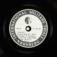 Day 38 International Military Tribunal, Nuremberg (Set A)

Click to enlarge
