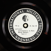 Day 39 International Military Tribunal, Nuremberg (Set A)

Click to enlarge