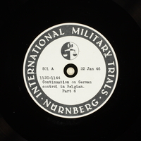 Day 40 International Military Tribunal, Nuremberg (Set A)

Click to enlarge