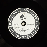 Day 43 International Military Tribunal, Nuremberg (Set A)

Click to enlarge
