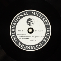 Day 43 International Military Tribunal, Nuremberg (Set A)

Click to enlarge