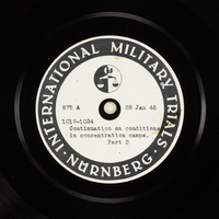 Day 44 International Military Tribunal, Nuremberg (Set A)

Click to enlarge