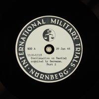Day 45 International Military Tribunal, Nuremberg (Set A)

Click to enlarge