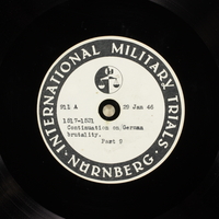 Day 45 International Military Tribunal, Nuremberg (Set A)

Click to enlarge
