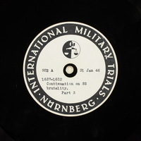 Day 47 International Military Tribunal, Nuremberg (Set A)

Click to enlarge