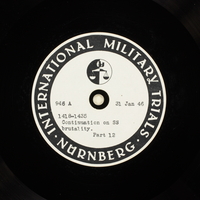 Day 47 International Military Tribunal, Nuremberg (Set A)

Click to enlarge